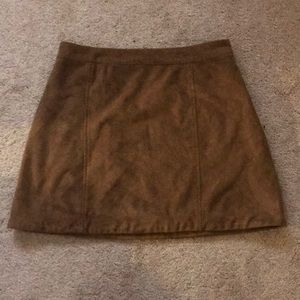 suede skirt